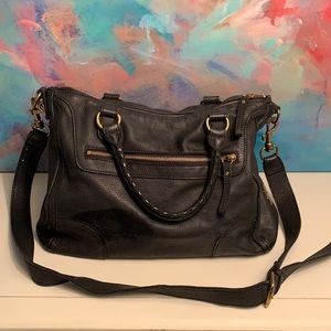 Liebeskind Black Soft Leather Crossbody Handle Bag